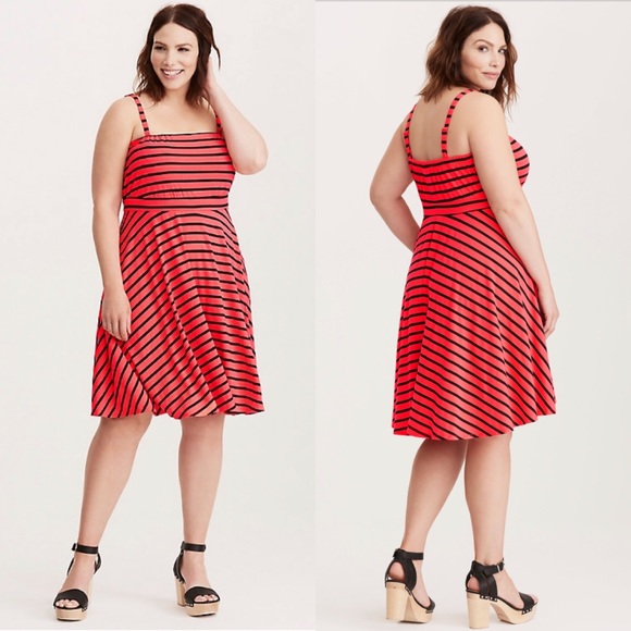 torrid Dresses & Skirts - [Torrid] Stripe Tube Dress